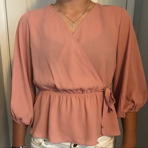 blush blouse